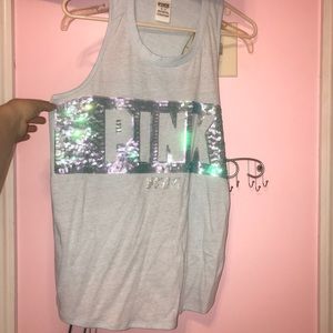 Blue tank